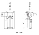 CHAIN - STAGE KING D8 1000kg / 16m (single brake)