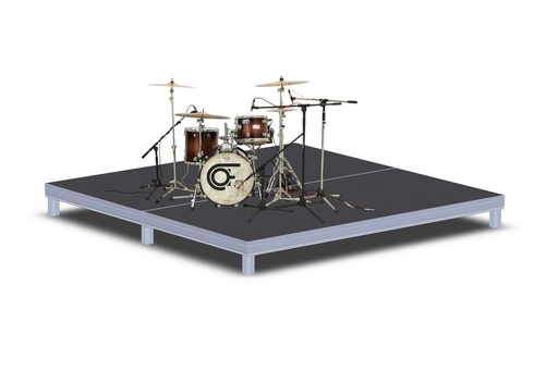 TS3 2x2m STAGE SYSTEM - suitable for drummers