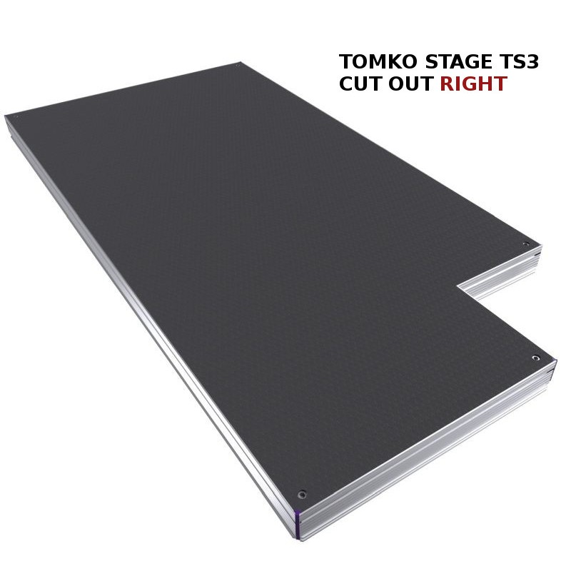 TS3 Stage Deck 2x1m  cut out right 0,35x0,35m