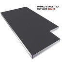 TS3 Stage Deck 2x1m  cut out right 0,35x0,35m