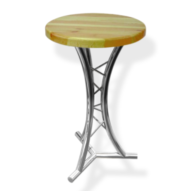 Club style bent table