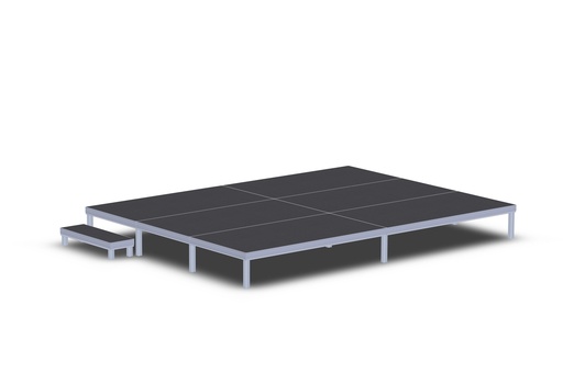 STAGE system 4x3m TS3 + 1 step