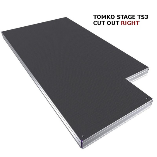 [1007] Stage deck TS3 2x1m cut out right back